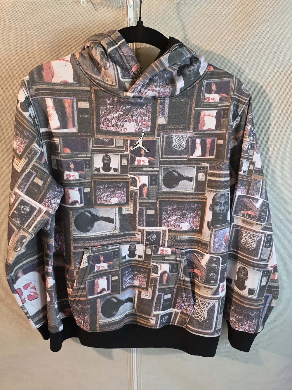 Jordan All-Over Print Basketball Hoodie - Multi